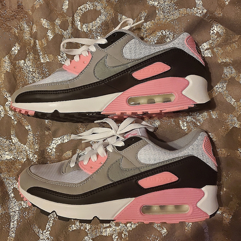 Grey-Rose-Black Nike Air Max 90